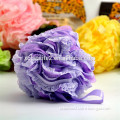 J188 bath sponge with lace bath ball flower